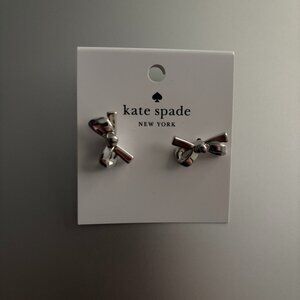 Kate Spade Silver Bow Studs